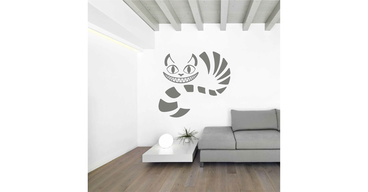 Stickers Chat Alice au Pays des Merveilles - Autocollant muraux et deco